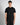 T-shirt filo di scozia nero 