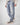 Jeans straight fit in denim blue marmorizzato 