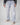 Jeans baggy fit con rotture in denim light blue 