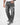 Jeans baggy fit denim black con strappi 
