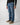 Jeans regular fit in denim blu sfumato 