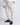 Pantalone fondo stretto con fibbie laterali burro 