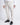 Pantalone fondo stretto con fibbie laterali burro 