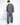 Set coordinato college balloon fit piombo