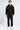 Set coordinato cappuccio basic regular fit nero