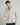 Camicia relaxed fit manica lunga righe beige 