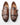 Mocassino in pelle con fibbie cuoio 