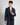 Blazer London doppiopetto crop blu 