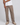Pantalone London fondo ampio lino  fango 