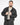 Giubbino leggero relaxed fit nero 
