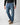 Jeans regular fit in denim blu sfumato 