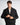 Blazer London monopetto crop lino nero 