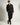 Coordinato Kimono misto lino nero 