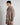 Felpa cropped doppio cursore fango 