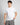 T-shirt regular fit in 100% cotone bianco 