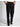 Pantalone London fondo ampio lino nero 