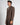 Blazer London doppiopetto crop lino marrone 