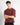 T-shirt cropped fit bordeaux<BR/><BR/> 