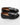 Mocassino in pelle con fibbie nero 