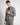 Blazer London doppiopetto crop grigio chiaro 