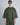 T-shirt scuba in felpa verde militare 