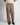 Pantalone London fondo ampio lino  fango 
