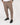 Pantalone fit sartoriale in gabardine fango 
