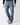 Jeans regular fit in denim blu sfumato 