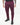 Pantalone fit sartoriale flanella fondo stretto bordeaux 