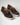 Scarpa modello barca in pelle scamosciata testa di moro 