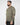Cardigan rombo cropped fit verde militare 