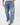 Jeans baggy fit denim blue marmorizzato 