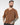 T-shirt scollo a V in filo tabacco 