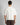 T-shirt scollo V cropped fit avorio 