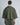 T-shirt scuba in felpa verde militare 