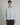 Camicia relaxed fit manica lunga celeste 