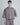 T-shirt scuba in felpa grigio scuro 