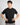 T-shirt regular fit in 100% cotone nero 