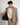 Blazer London doppiopetto crop lino fango 