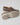 Scarpa modello barca in pelle scamosciata taupe 