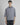 Camicia boxy fit righe blu denim 