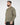 Cardigan spiga cropped fit verde militare 