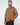 Cardigan spiga cropped fit tabacco 