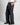 Pantalone London fondo ampio grigio scuro 