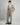 Abito crop monobottone fondo ampio verde 