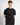 T-shirt filo di scozia nero 