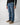 Jeans regular fit in denim blu sfumato 
