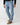 Jeans regular fit in denim light blu sfumato 