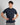 T-shirt regular fit in 100% cotone blu 