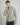 Camicia relaxed fit manica lunga righe verde 